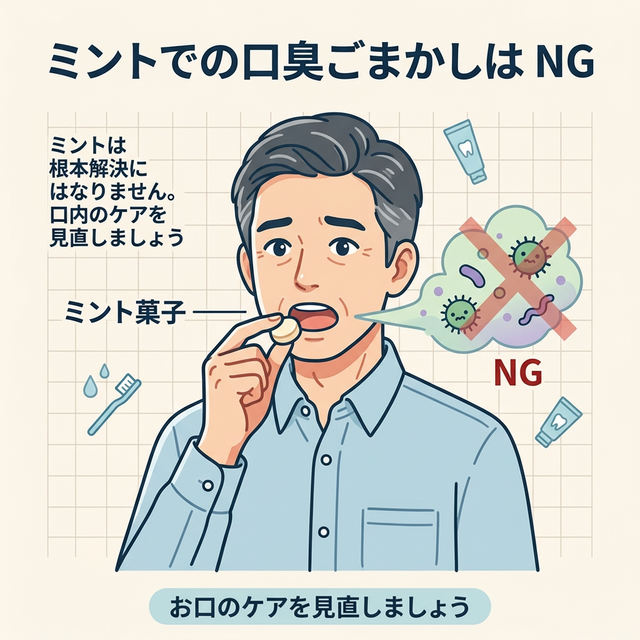 ミントでのごまかしはNG